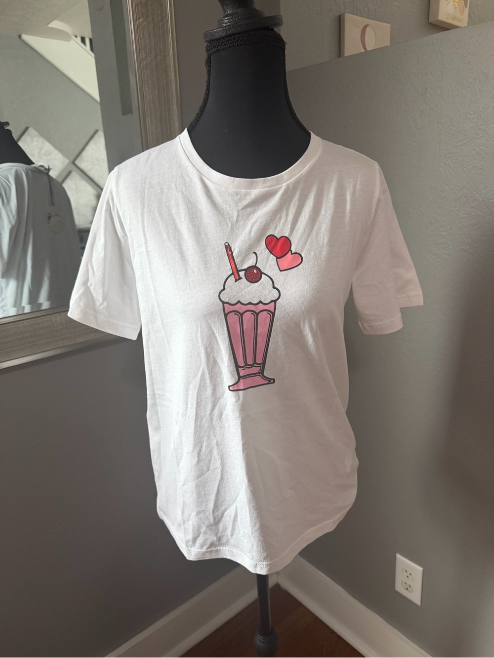 NWT Kate Spade x Archie Comics Betty & Veronica preppy graphic milkshake top Sm - Picture 2 of 8